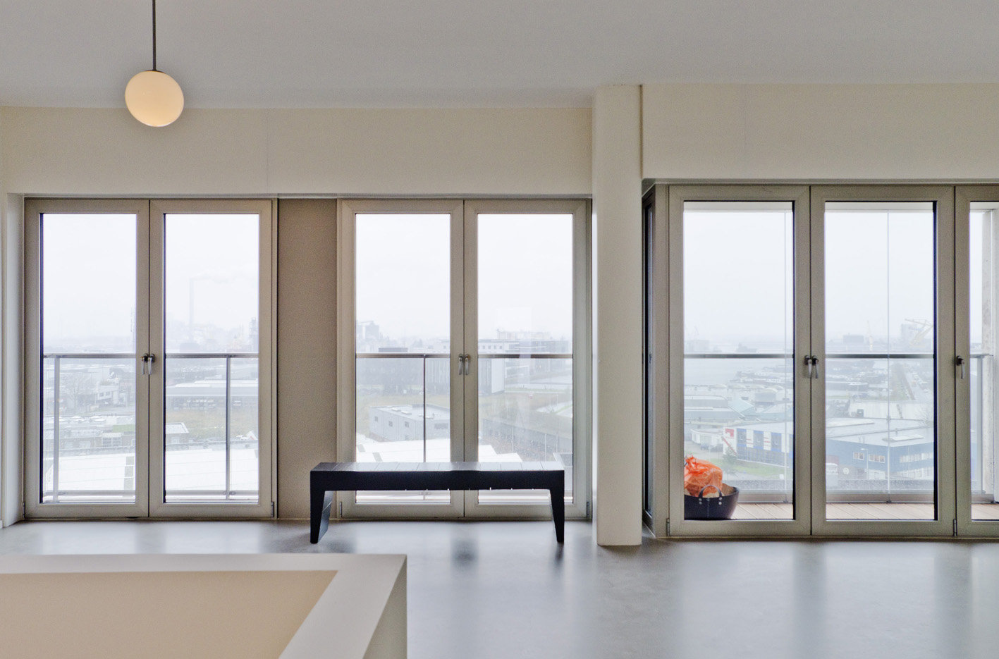 Atelier PUUUR BLOK interieur penthouse geluidbelaste gevel BLOK0 Houthaven Amsterdam CO zelfbouw