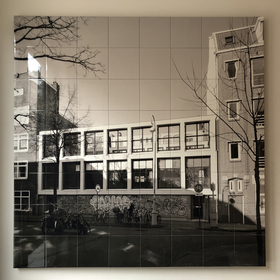 LUTMASTRAAT175 tegeltableau oude gymzaal