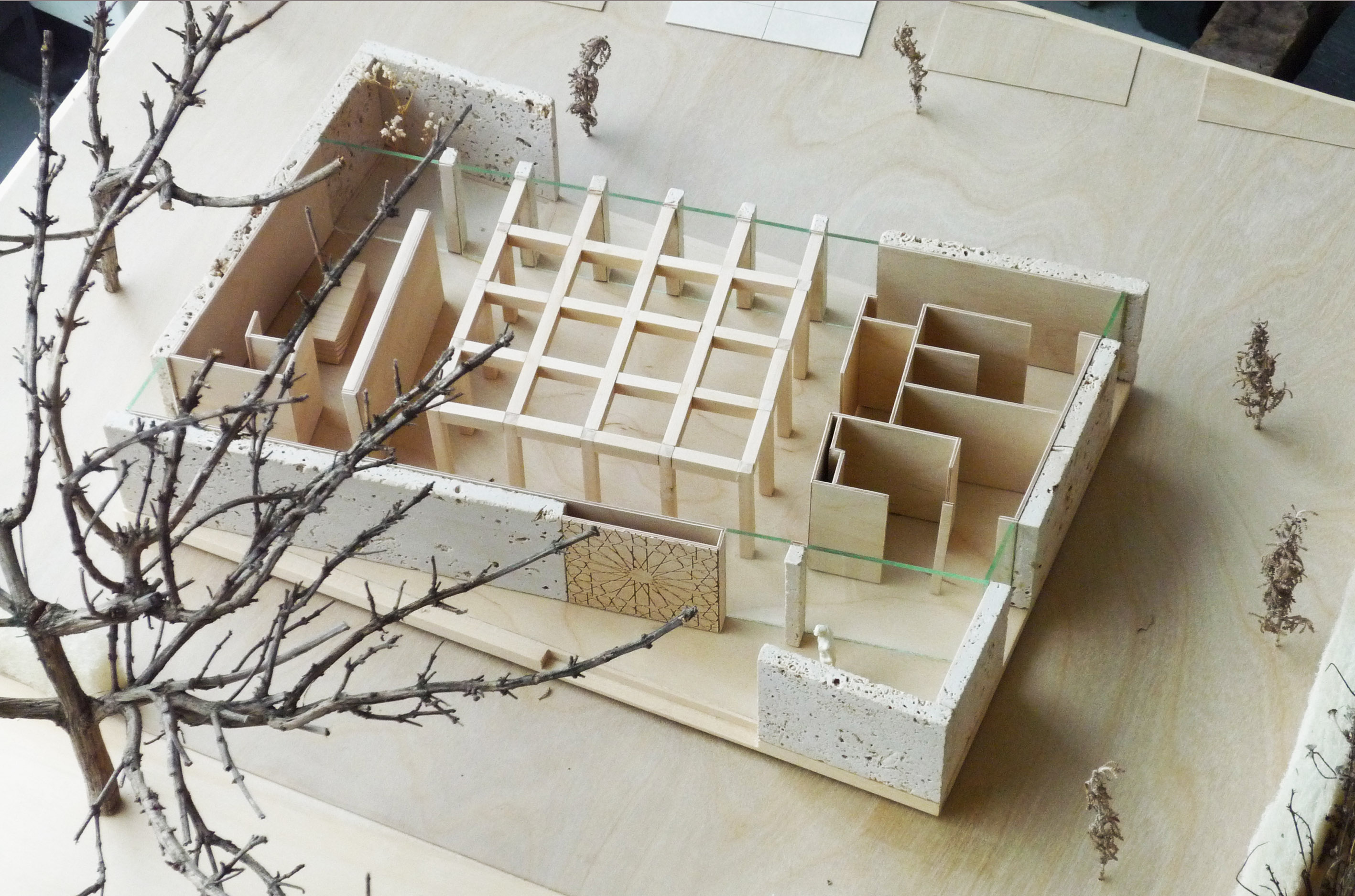 Islamitisch Uitvaartpaviljoen atelier PUUUR De Nieuwe Ooster_maquette